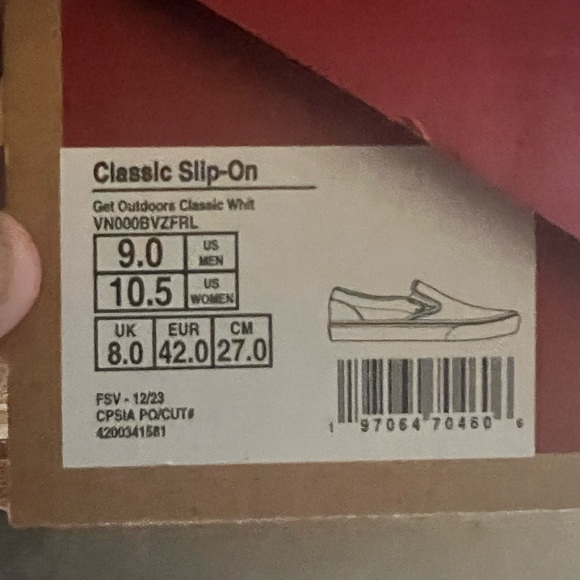 VANS GET OUTDOORS Classic Slip-On Mens - Picture 3 of 8